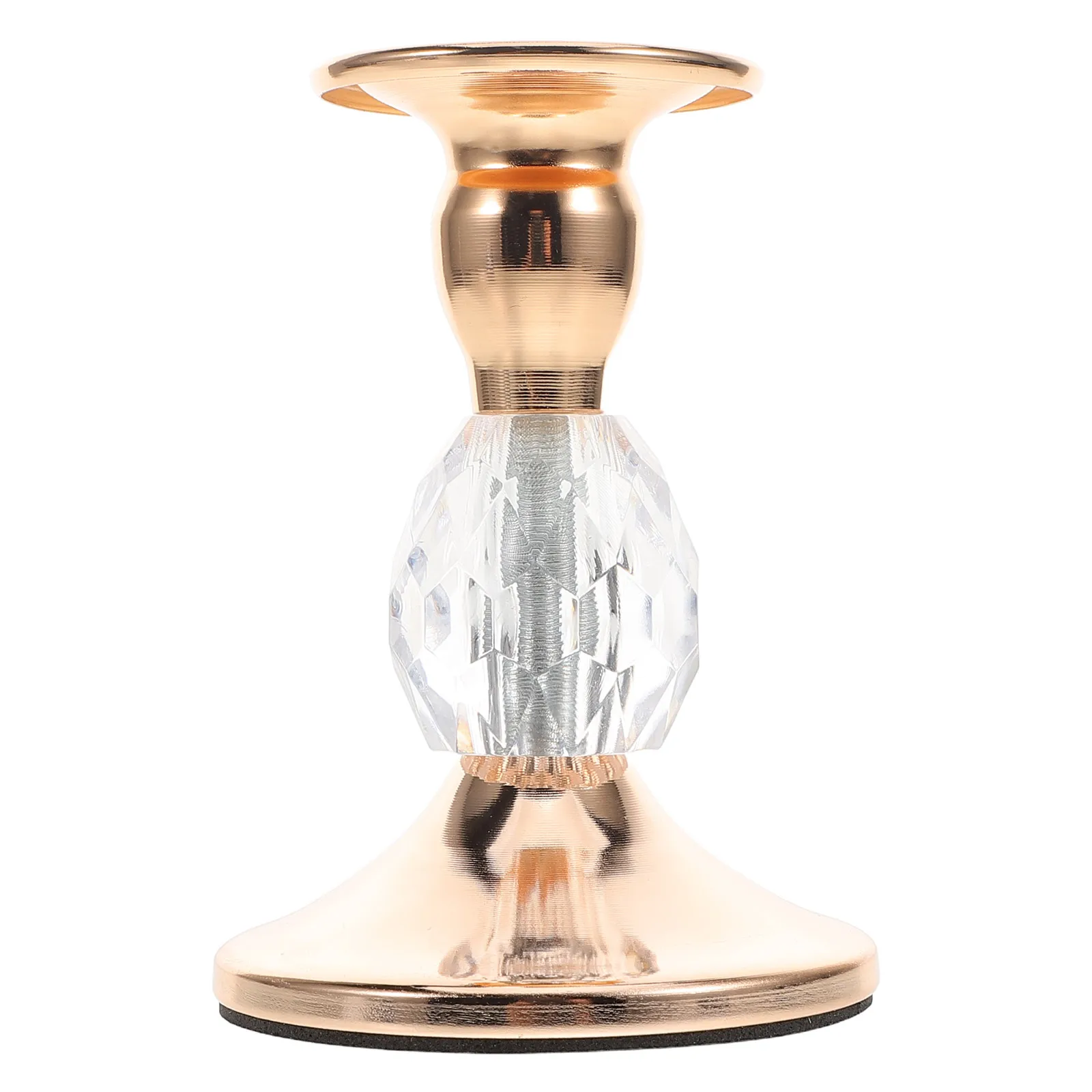 

Metal Nordic Single-Head Holder Elegant Wedding Table Centerpiece Taper Candlestick Holder Vintage Decorative Stand