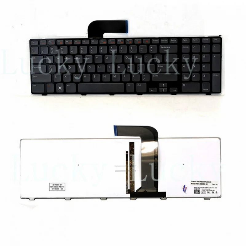 

f 2WCP0 FOR DELL XPS 17 L702X Vostro 3750 Laptop Keyboard with Backlight