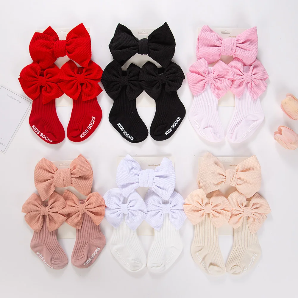 2 قطعة/المجموعة رصاصة كبيرة الانحناء مطاطا النايلون العصابات والجوارب عدم الانزلاق جوارب طويلة 0-12 متر القطن الكاحل جورب الوليد الطفل رباطات