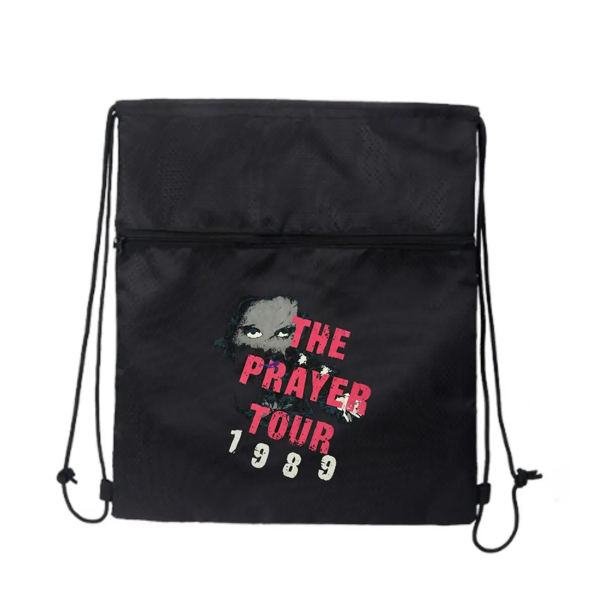 

Prayer Tour Quest Духовная музыка Путешествие Спорт на открытом воздухе Карманный простой рюкзак на шнурке Мужской и женский рюкзак для фитнеса