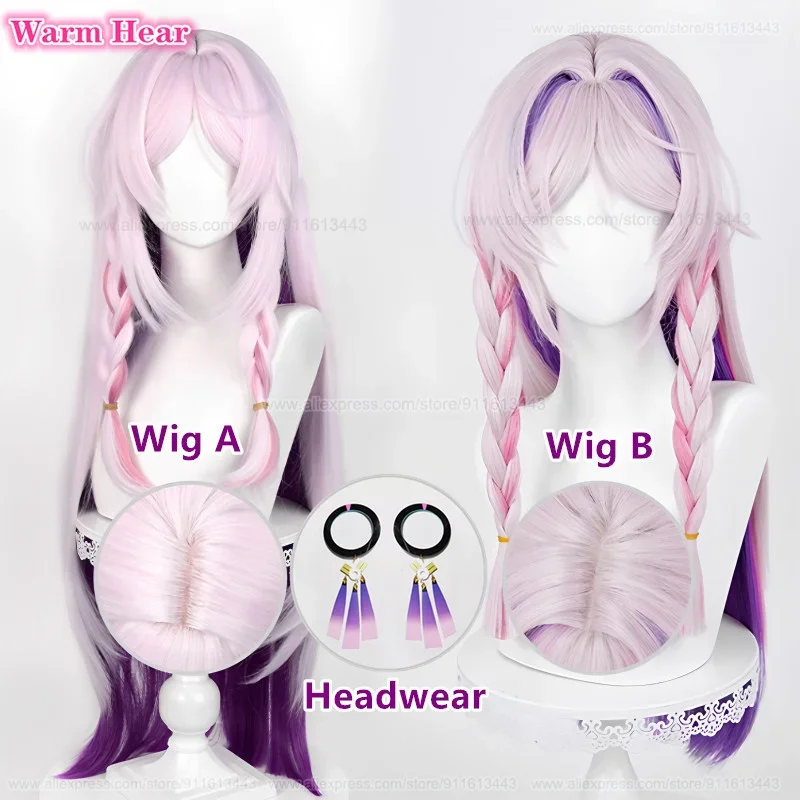 High Quality Citlali Synthetic Hair Anime Long 90cm/70cm Mixed Color Cosplay Anime Wigs Heat Resistant Hair Halloween Party Wigs