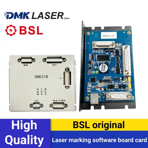 BSL original Digital Control board Card Support Lightburn for Fiber/CO2/UV Laser Marking machine DBK2JP/DBK2JJ/DBK21B/DBK22B