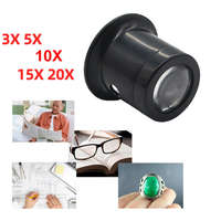 10X Portable Monocular Eye Loupe Double Glass Watch Magnifying Lens Jeweler Watchmakers Repair Magnifier Tool