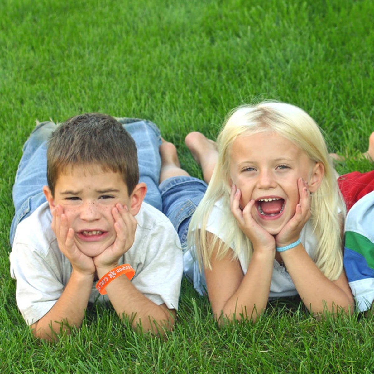 

4Pcs Silicone Kids Bracelets Medical Warning Design Durable Waterproof Wristbands Girls Party Accessories Kid Bracelet