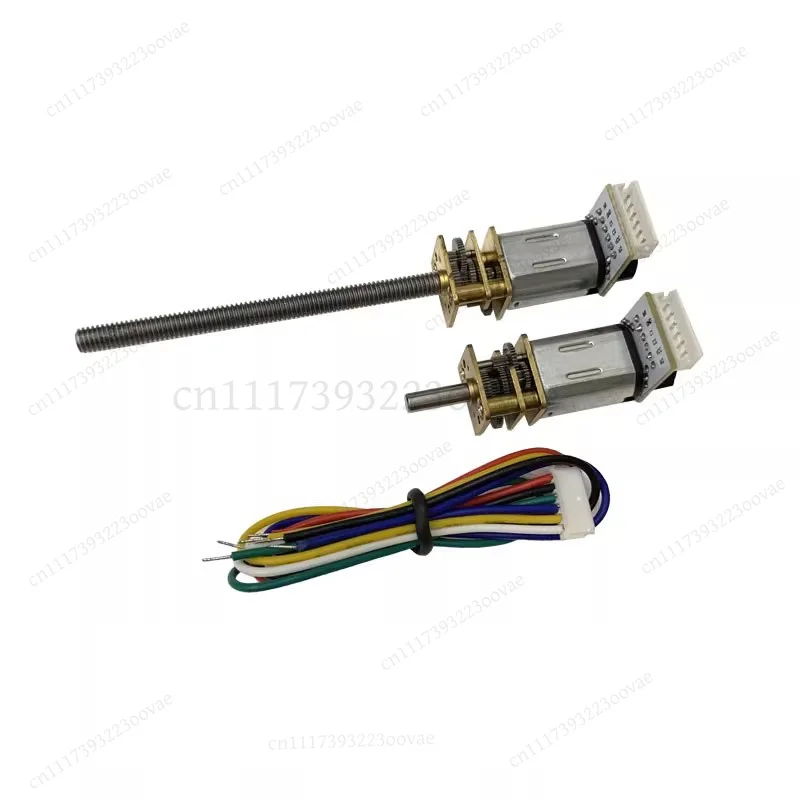 6V N20 Gear Encoder Motor Hall‑Sensor M4 Threaded Shaft Low‑Speed For Robotic DIY Model Equipment Repair Spare Parts