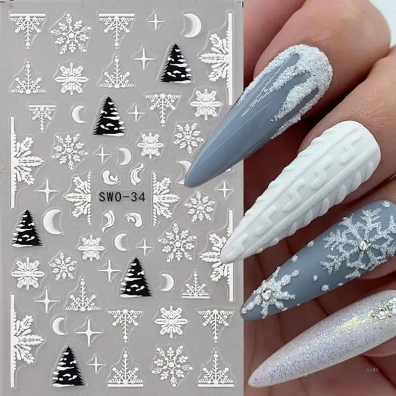 adesivos arte do prego para fácil diy festival manicure decoração da arte do prego para festas férias uso diário