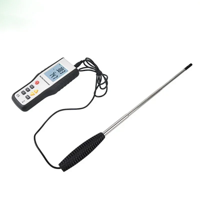 New HT-9829 High Sensitivie Digital Portable Wind Speed Meter Hot Wire Thermal Anemometer Anemometro Measuring Instruments