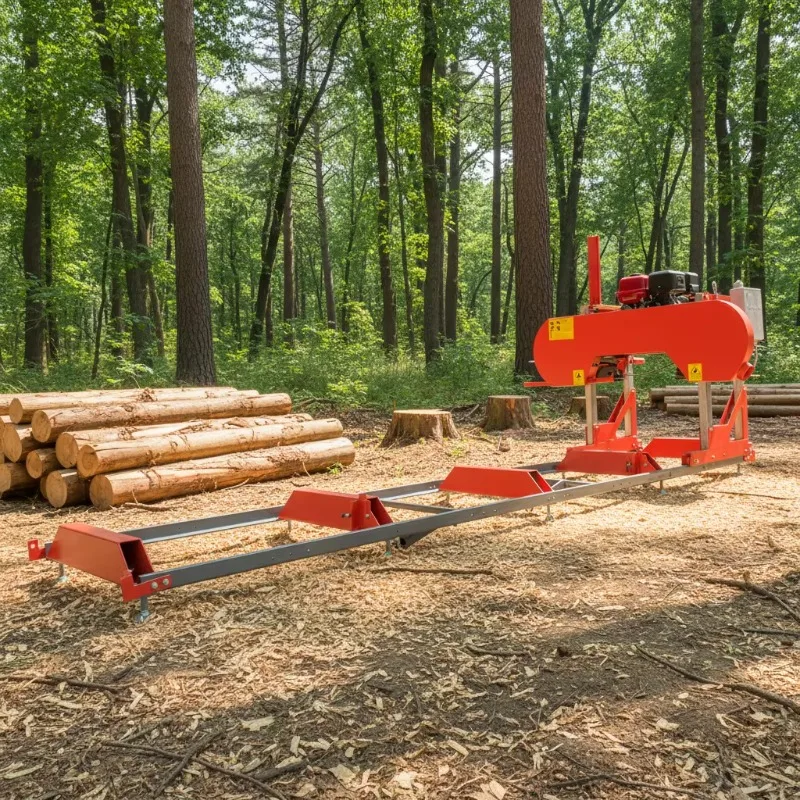 

【Best-selling】Woer Engine Portable Powered Band Saw Industrial Chainsaw Fully Automatic Wood Horizontal Band Sawmill Wheels