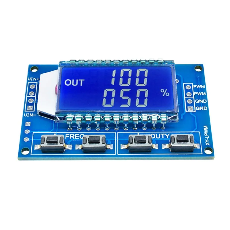 1 channel PWM pulse frequency duty cycle adjustable module square wave rectangular wave signal generator signal XY-LPWM