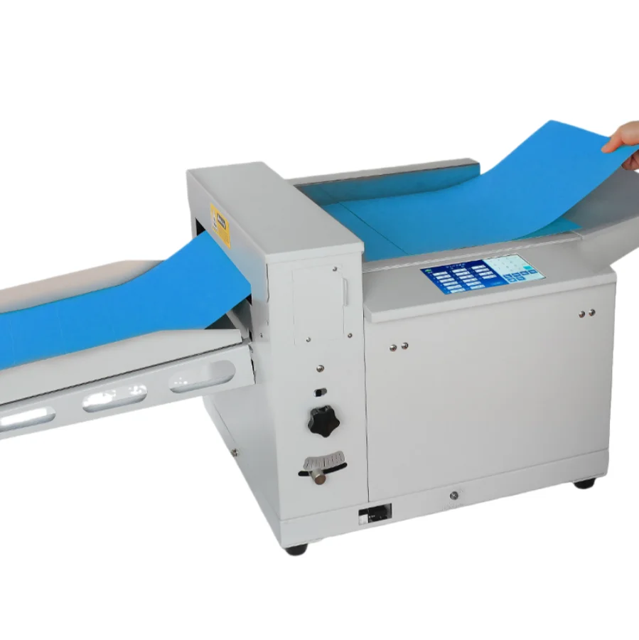 

Desktop Touch Screen Operation Digital 330mm Paper Creasing Machine for Boutique and Retail Packaging
