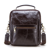 Genuine Leather Sling Shoulder Bags for Men Retro Messenger Bag Crossbody Bags High Quality Men's Bag Travel Bag for 9.7\