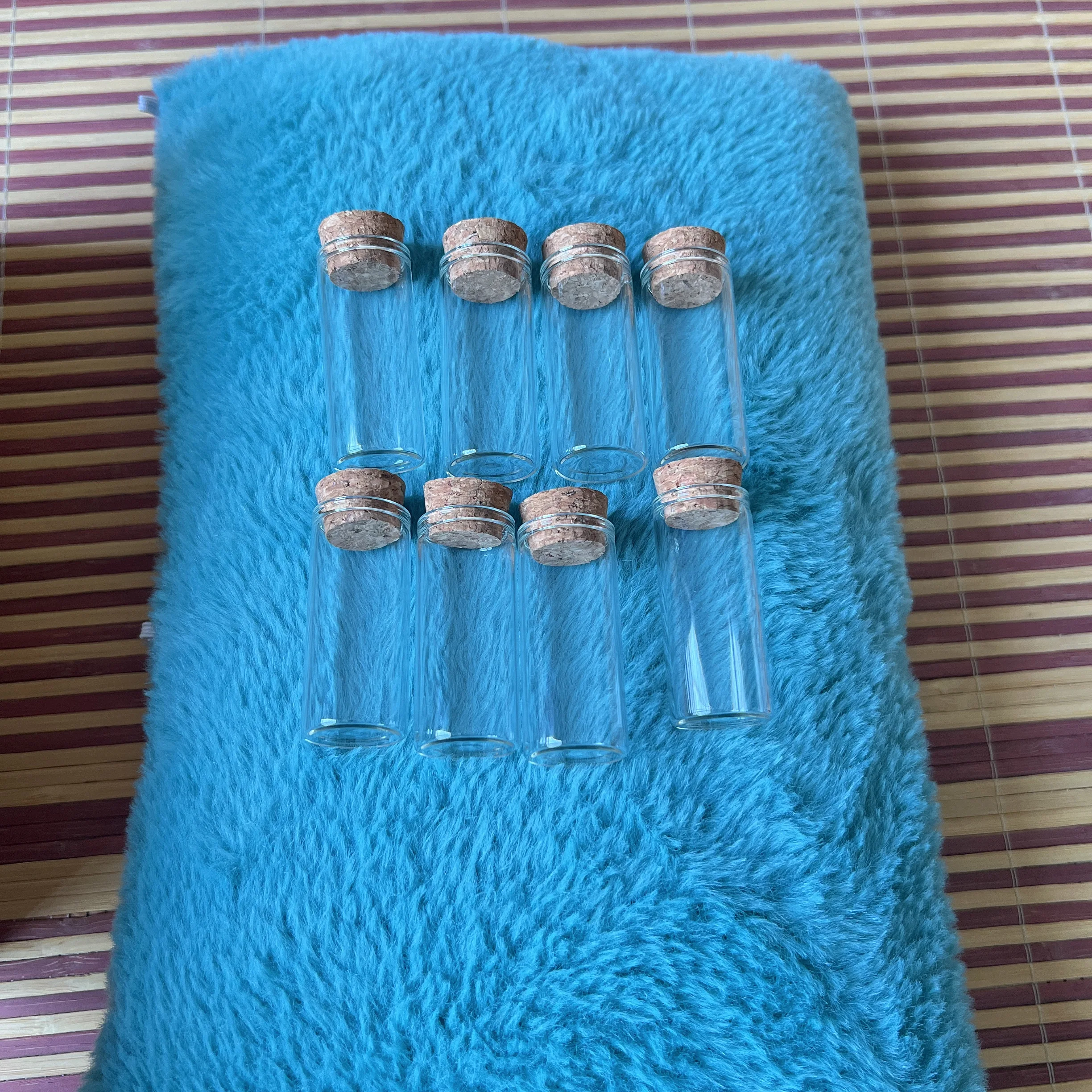 45 Pcs 70 Pcs 96 Pcs 10ml small Glass Bottle Stopper glass jars Test Tube Cork Spice Bottles DlY wedding Gift vials Tiny Bottles