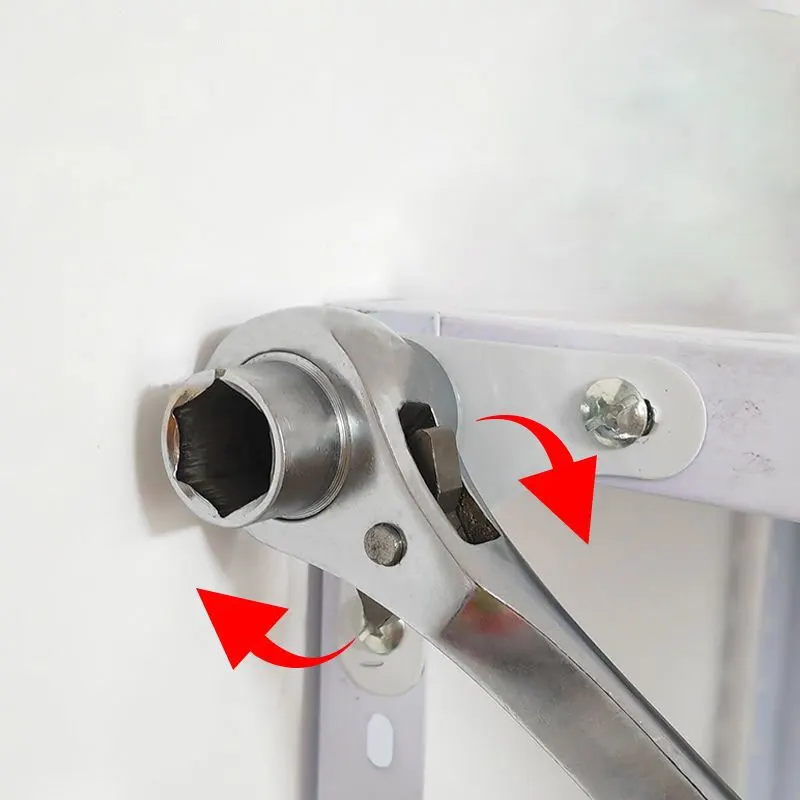 

Repair Car Spike-tail Ratchet Wrench Double-headed Ratchet Wrench Dual-direction Wrench Manual Adjustable Ratchet Wrench Auto