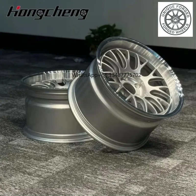 New style Custom Multi Spoke Monoblack 2-piece Wheel 18 19 20 21 22 23 24 25 26 Inch Polish Chrome Deep Concave Lip For BMW For