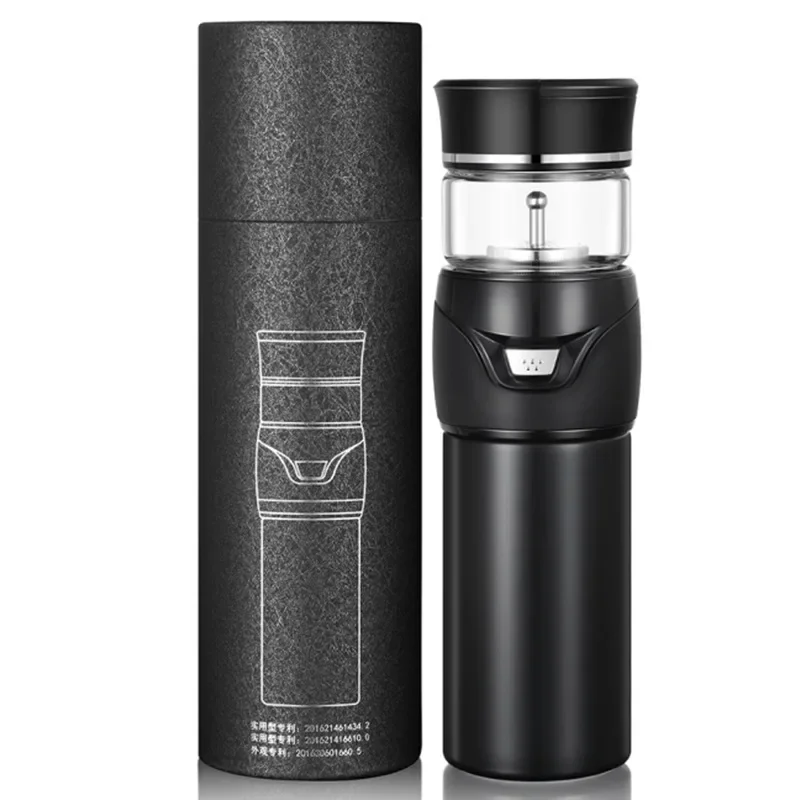 Holiday Gift Stainless Steel Thermos Cup Tea Water Separation   Highend