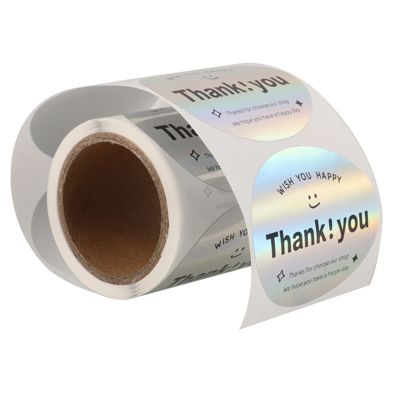 Thank You Stickers Reward Packaging Bag Sealing Adhesive Label for Envelope Seals