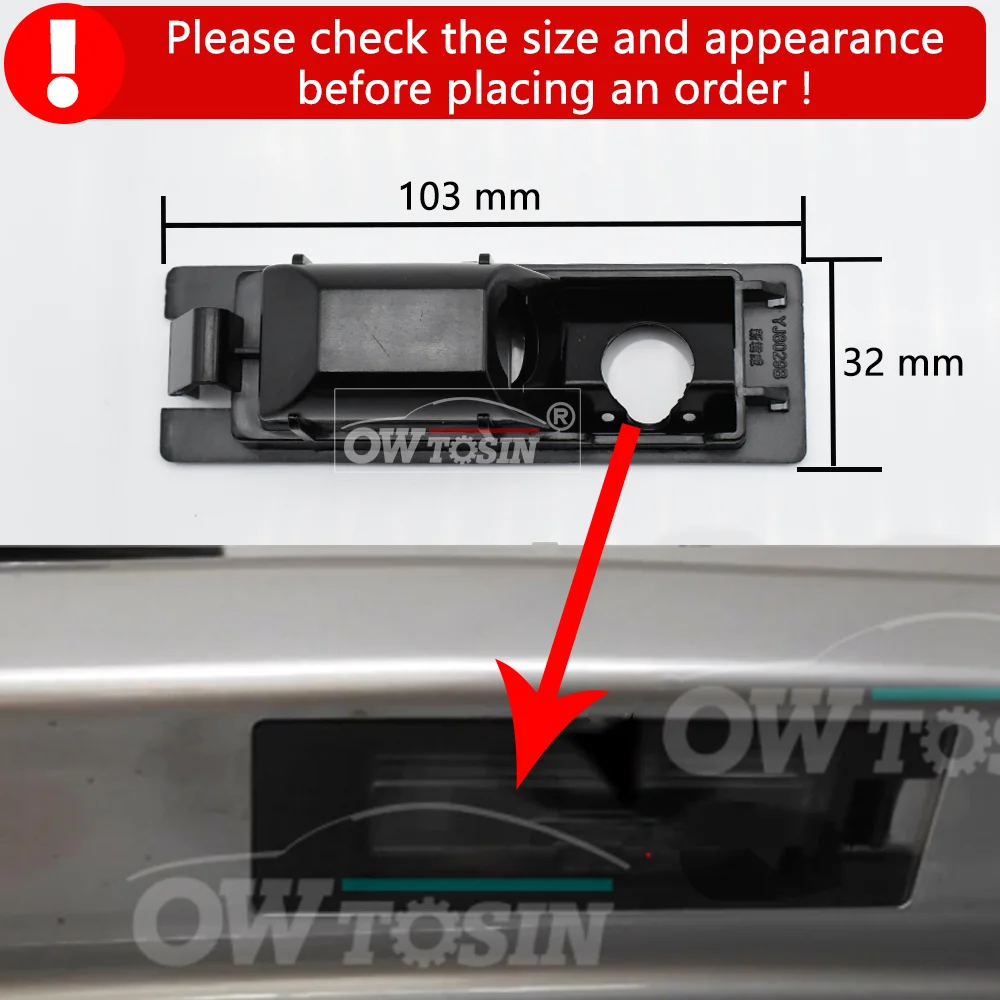 AHD 1080P Kamera cofania z obiektywem typu rybie oko do Opla Astry H J Corsa D Meriva A Vectra C Zafira B Grande Insignia