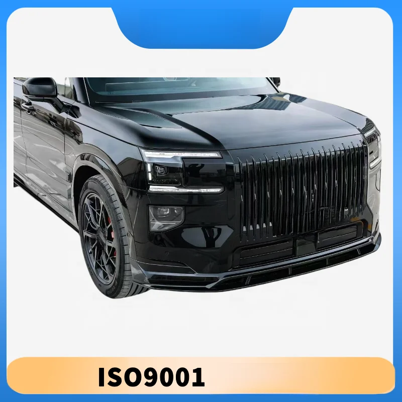Matte Black Front Rear Lip Kit Dynamic Look Fit 9X Auto Exterior Modification Parts