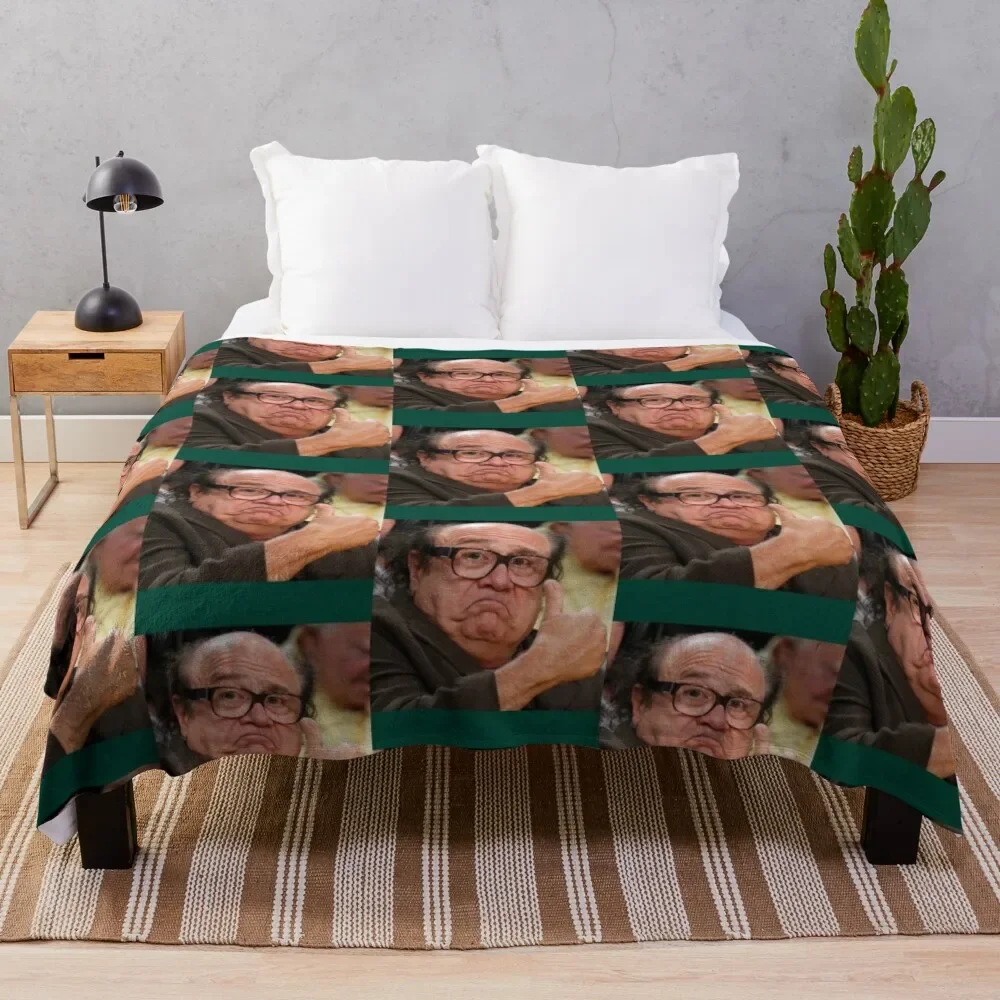 Danny Devito Approves Throw Blanket christmas gifts Plaid Polar Blankets