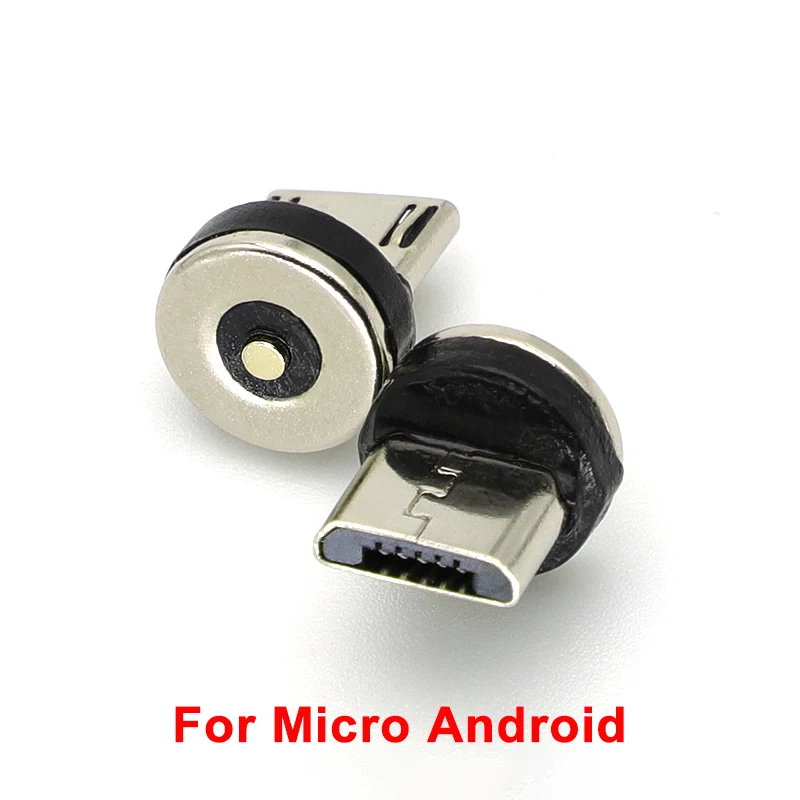 15PCS Pack Magnetic Cable Tips For Type C Micro USB IOS Plugs Fast Charging Adapter Replacement Charger Plug For iPhone