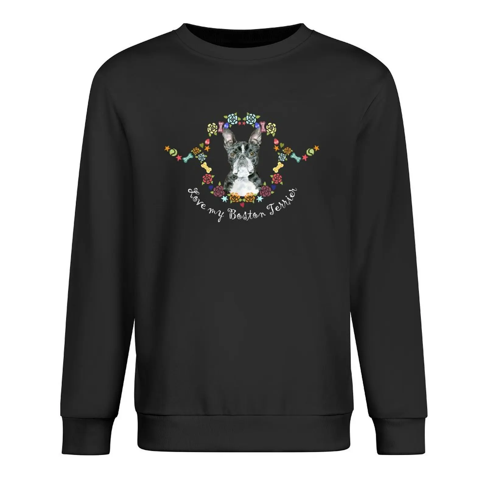 

Boston Terrier to Fall in Love With Pullover men's winter sweater tracksuit men blouse men's autumn clothes men sweatshirt