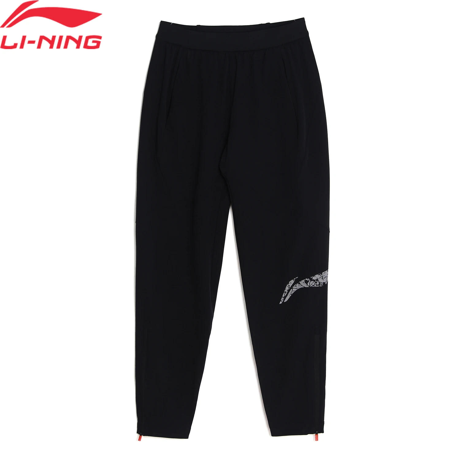 LiNing Men Running Jogger Sports Pants AT DTY Breathable Cool Regular Fit 90%Polyester 10%Spandex Leisure Trousers AYKU041