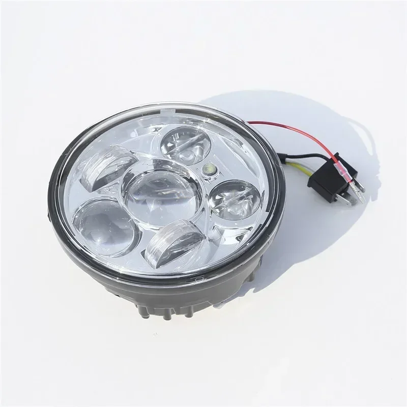 ل هارلي دينا سبورتستر XL سوفتيل FXSTC FLSTS FXDWG FLSTSB XG قطع غيار الدراجات النارية 5.75 ''جهاز عرض LED المصباح مصباح #6