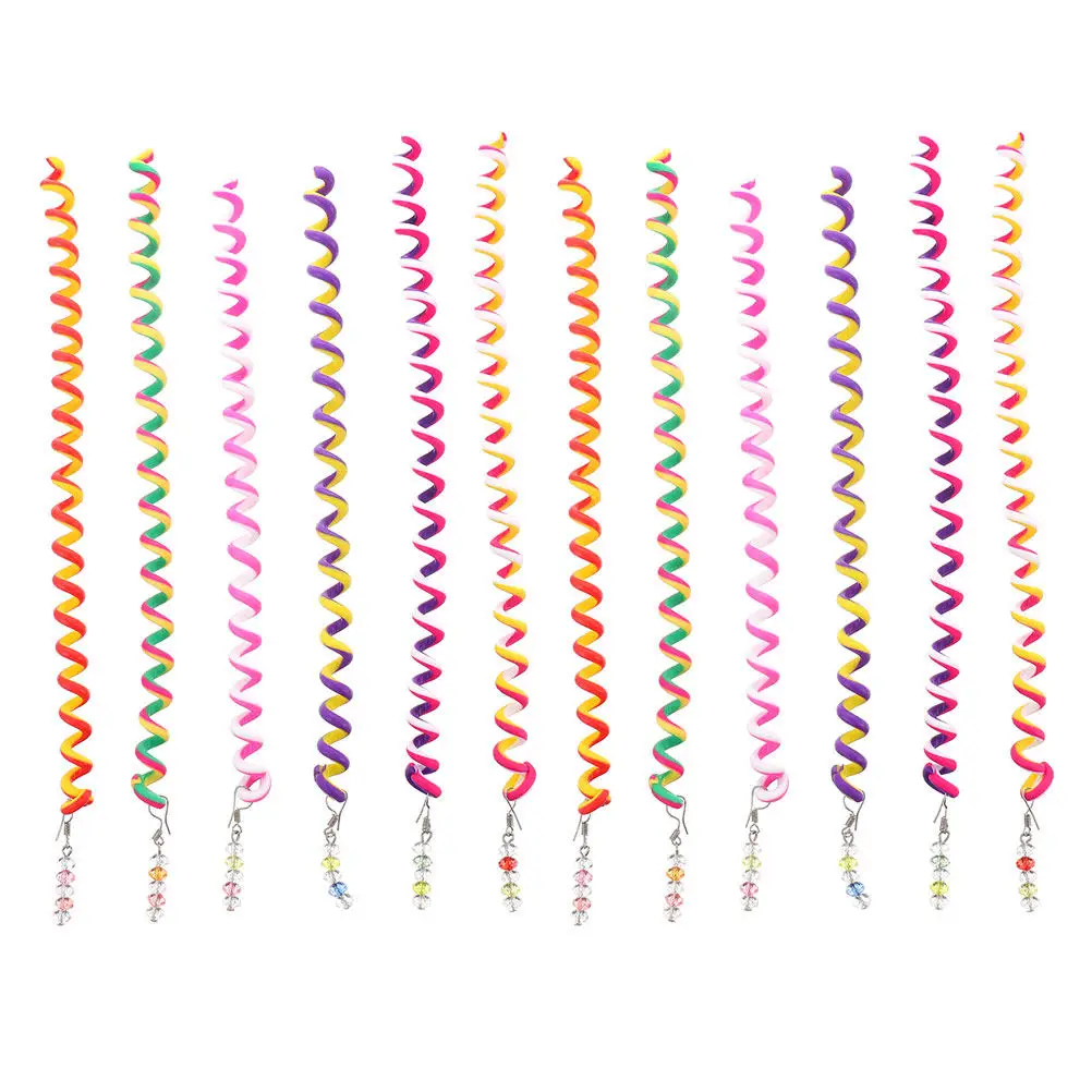 

12Pcs Spiral Hair Braiding Tools for Girls DIY Styling Clips to Create Curly Ponytail Braids Ideal for Daily Wear Or School Use