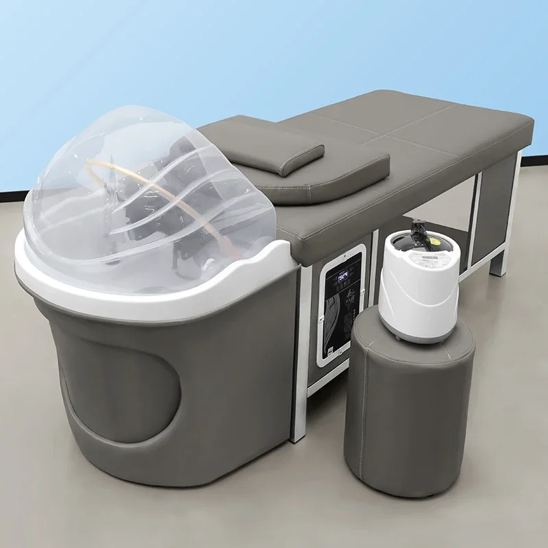 

Aesthetic Shampoo Chair Shaving Salon Backwash Bowl Beauty Salon Recliner Treatment Nail Salon Furniture Кресло Для Парикмахеров
