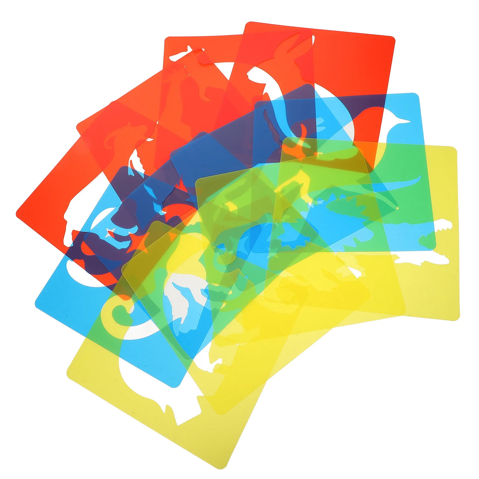 

24pcs Animal Painting Stencils Reusable Washable Plastic Drawing Templates For Diy Crafts Wall Art Hollow-Out Patterns Stencils