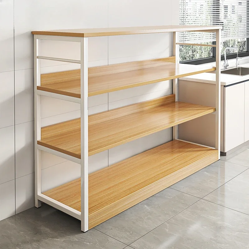 

Kitchen storage: multi-layered crockery storage, microwave pots, pans, sundries, storage racks