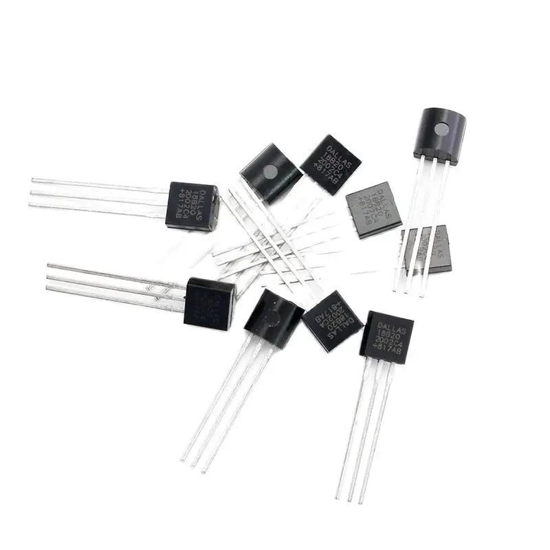 5/10PCS DS18B20 Temperature Sensor Chip For Arduino 18B20 TO-92 Programmable Digital Thermometer Sensor