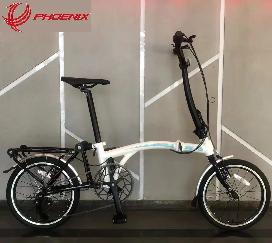 PHOENIX Factory Price 20 Inch 7 Speeds V Brake Foldable Bike  Aluminum Alloy Triple Folding Bicycle