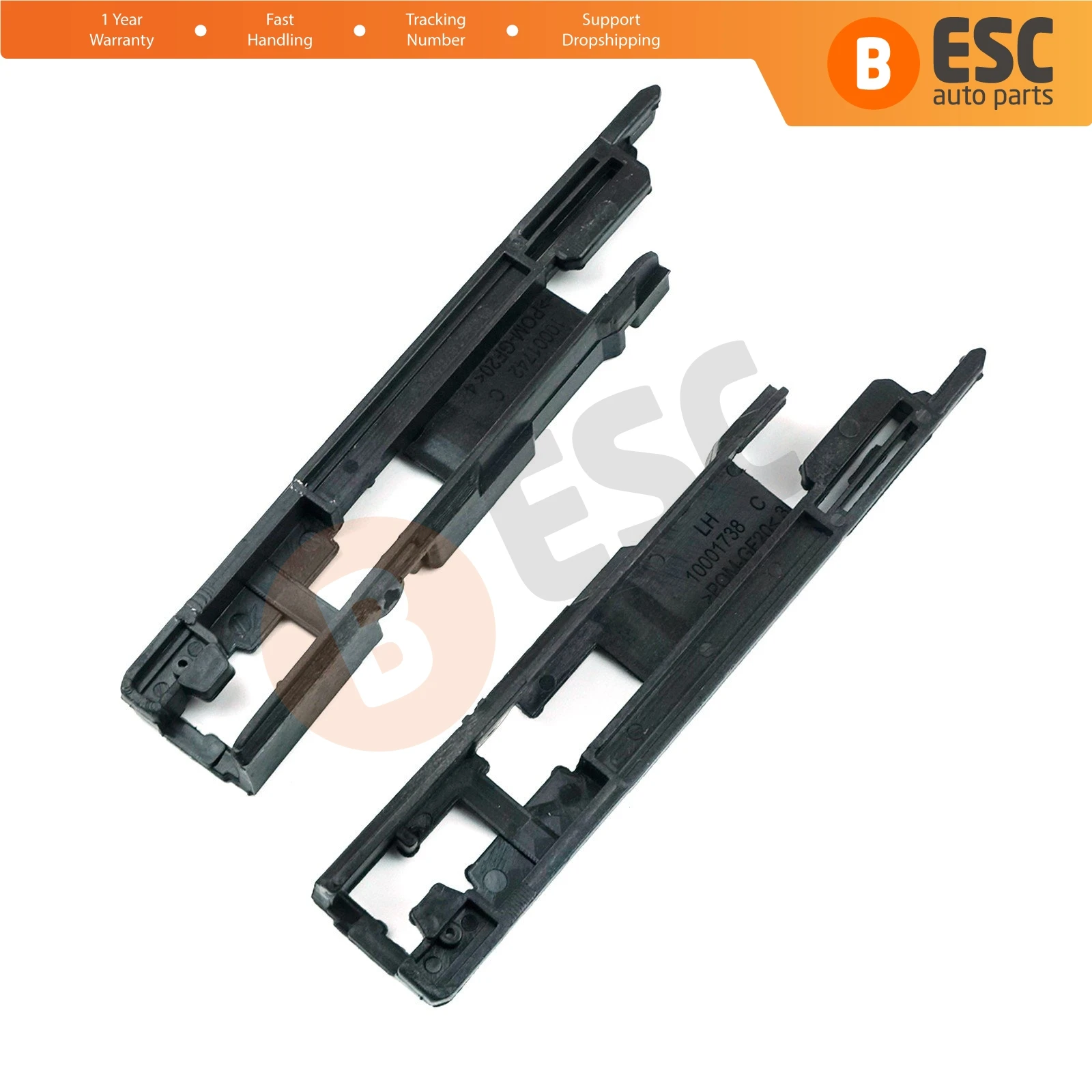 ESC Auto Parts ESR544 Sunroof Sunshade Runner Repair Parts 54107199478 for BMW X5 X3 E61 Fast Shipment Ship From Turkey