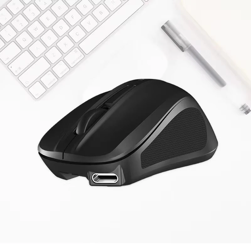 2.4G Optical Wireless Mouse Duanl-Mode Lightweight Ergonomic Mouse Slient Click Long Battery Life Office Mouse For PC Computer