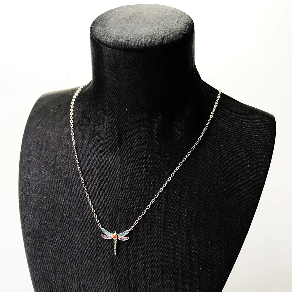Wisiorek Dragonfly Brand New Fine Jewelry Europe Accessorie 925 Sterling Silver Bohemia Gift For Woman — zdjęcie 5