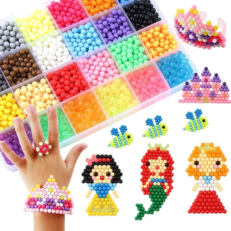 

Kids Water Beads DIY Craft Toy Magic Beads Puzzle Educational Toy for Boys Girls Gift craft toys kids educational toys