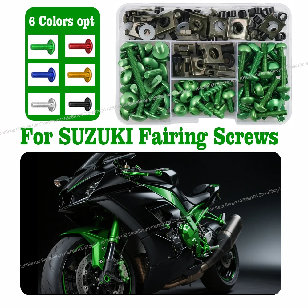 

Fairing Bolts Fastener Clip Screws Motorcycle Windscreen For SUZUKI GSXR 600 750 1000 K1 K2 K3 K4 K5 K6 K7 K8 K9 K10