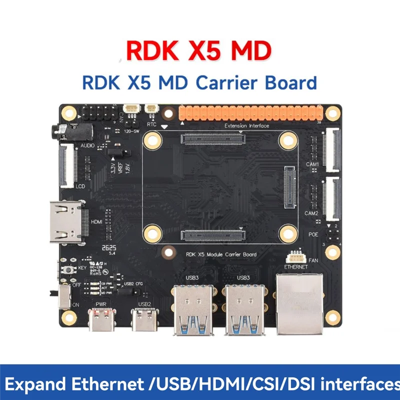 DIGIT-RDK X5 مجموعة لوحة التطوير USB 3.0 MIPICSI 40PIN محول ل D-الروبوتات اللوح MD وحدة الناقل مجلس RDK X5 #5