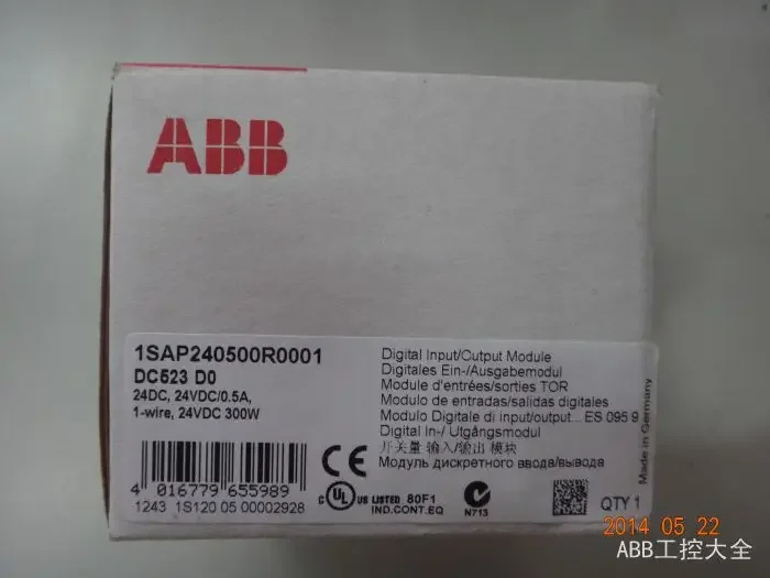 

DC532 ABB Оригинальный 16DI/16DC импульсный гибридный модуль ПЛК AC500 ПЛК со склада