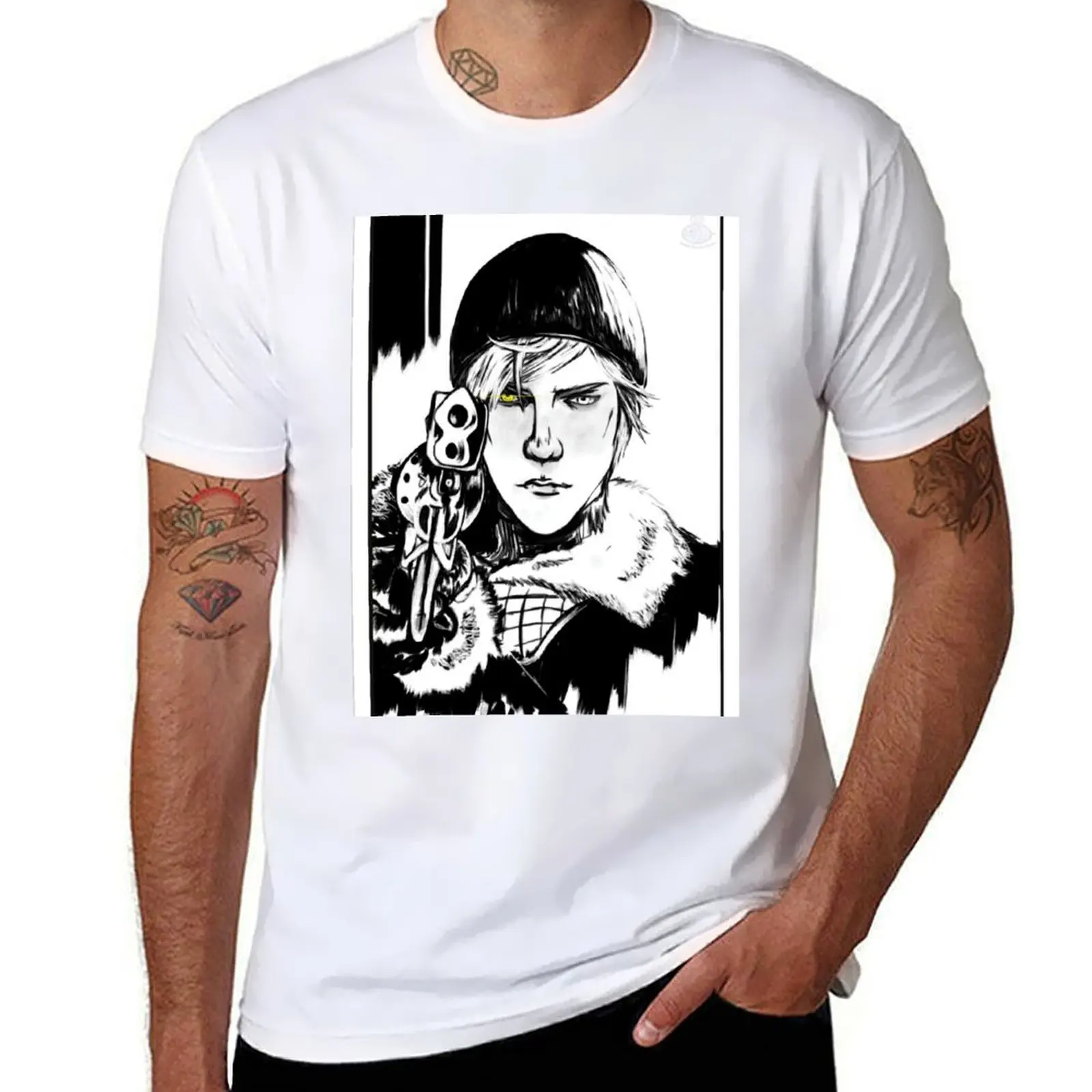 

FFXV Episode Prompto Painting T-Shirt t shirt for man t shirts for man cotton t shirts for man pack cotton T-shirt