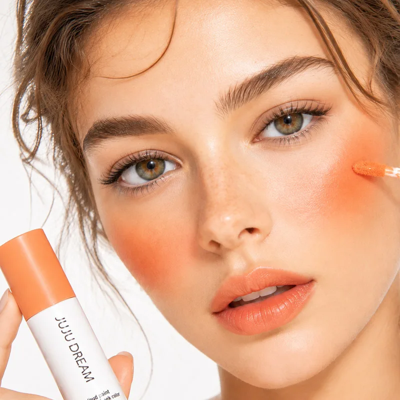 JUJU DREAM Liquid Blush, Seamless Cloud Paint, Dewy Long-Lasting Waterproof Cheek Tint
