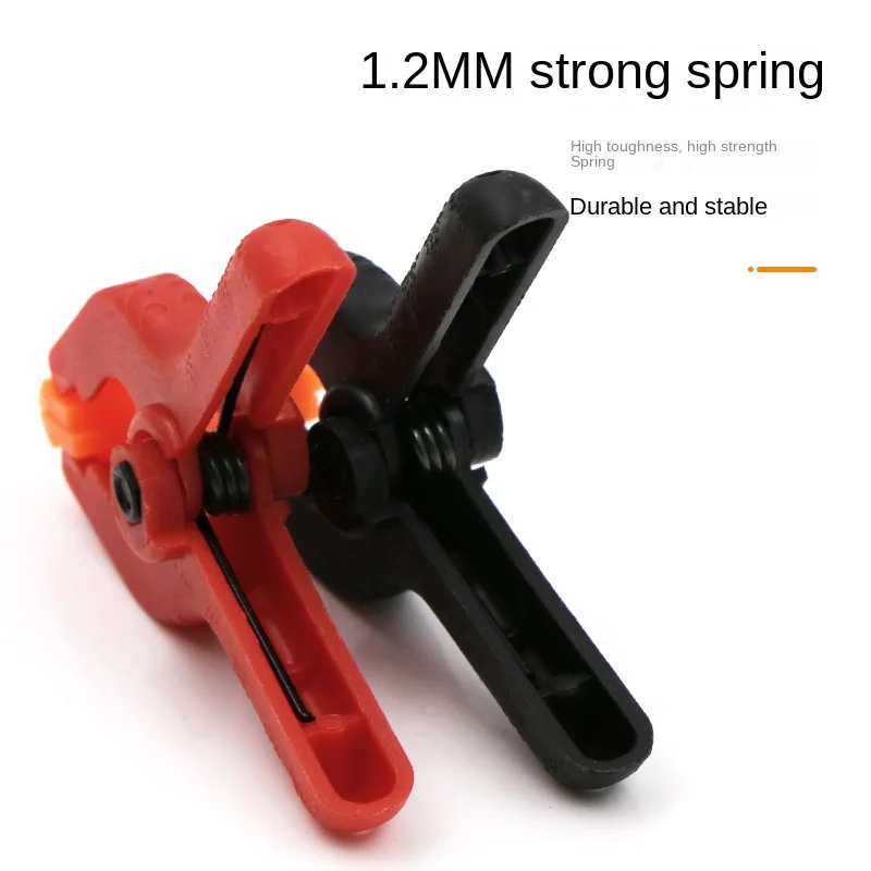 5pcs Atacado 2 Polegada Plastic Background Clamp Colorido Nylon Carpintaria Clipe Fixo Clipe Nylon Spring Clip Ferramenta Peças