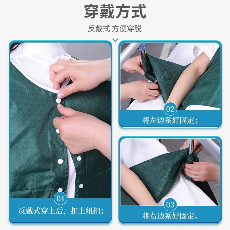 Bed-bedridden elderly restraint seat belt, dementia patient, bed sleeping anti-drop binding fixer, limb binding straps