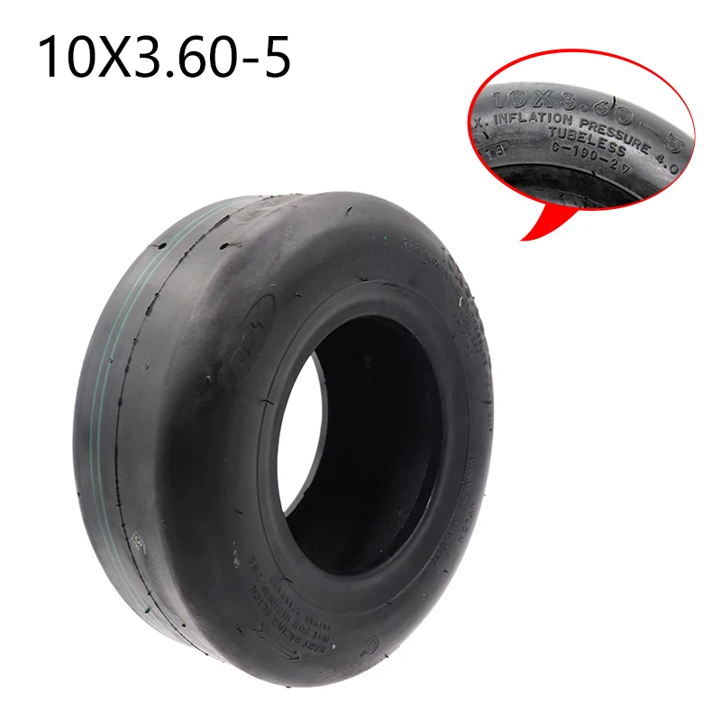 

10x3.60-5 Tire CST Tubeless For 168 Go Kart 5 Inch Tyre Rear s Fit Drift Wheels Gokart TIRE Accessories