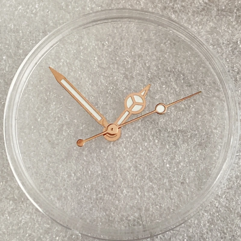 อุปกรณ์เสริมที่ปรับเปลี่ยนแล้วตัวชี้เรืองแสงสีเขียวเหมาะสำหรับการเคลื่อนที่ด้วย NH35ตัวชี้เรืองแสงสีน้ำแข็งสีฟ้า4R36