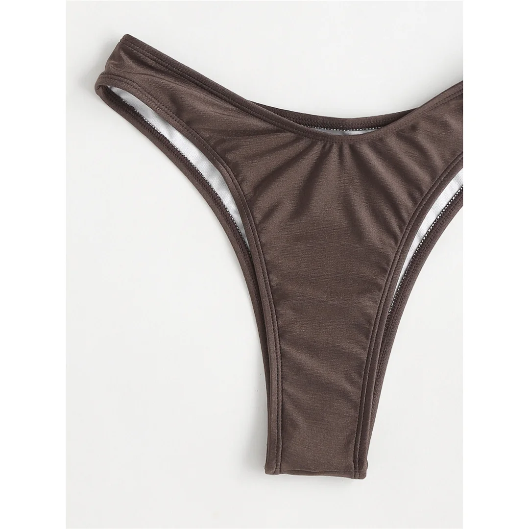 Neuer 4-Farben U-Ausschnitt Bandeau Brasilianischer Bikini Damen-Badeanzug Zweiteiliger Bikini-Set Badebekleidung Badeanzug V4965 – Detail 25