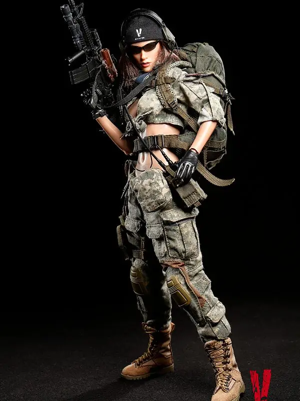 Estartek Verycool  VCF-2026 1/6 ACU Camo Female Shooter Action Figure