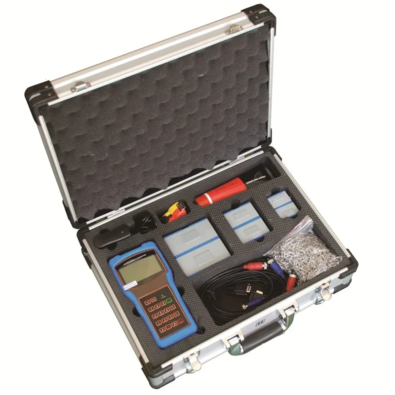 portable digital 4-20ma output ultra sonic flow meter factory