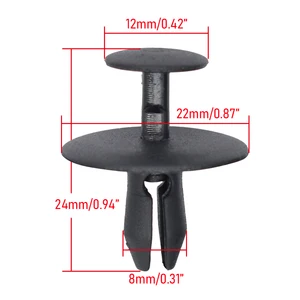 مشابك ممتص الصدمات على غطاء السيارة ، قوس العجلات ، 6997T2 ، 699783 ، بيجو 206 ، 207 ، 307 ، 308 ، 3008 ، سيتروين C2 ، C3 ، C4 ، C6 ، C8 ، فيات سكودو أفضل 10 مبيعات نوع لوحة فيات - رقم 7